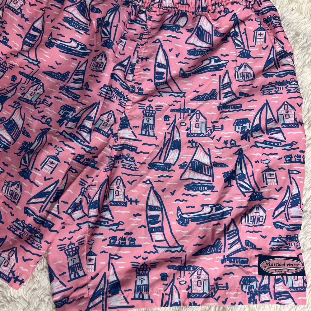 Vineyard Vines Pink and Blue Nautical Shorts Men’s size M
